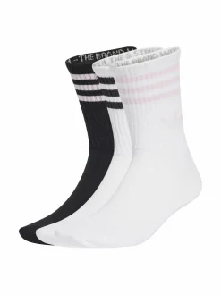 3 Stripes Crew -sukat 3-pack