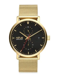 Adventurister Gold -rannekello, teräsranneke