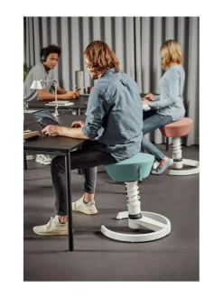 Aeris Swopper työtuoli, musta keinonahka