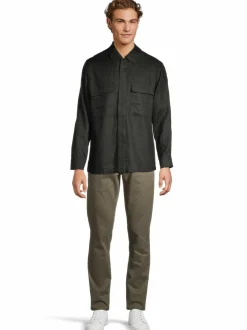 Aiden-pellavakauluspaita