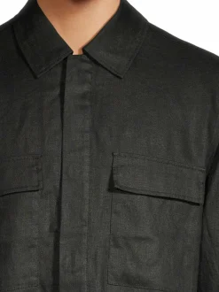 Aiden-pellavakauluspaita