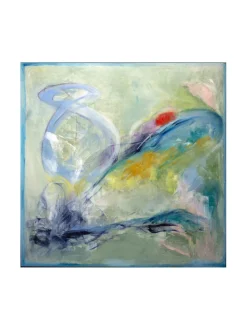 Aina ja ikuisesti, 100x100cm, öljyvärimaalaus, Pia Rydman