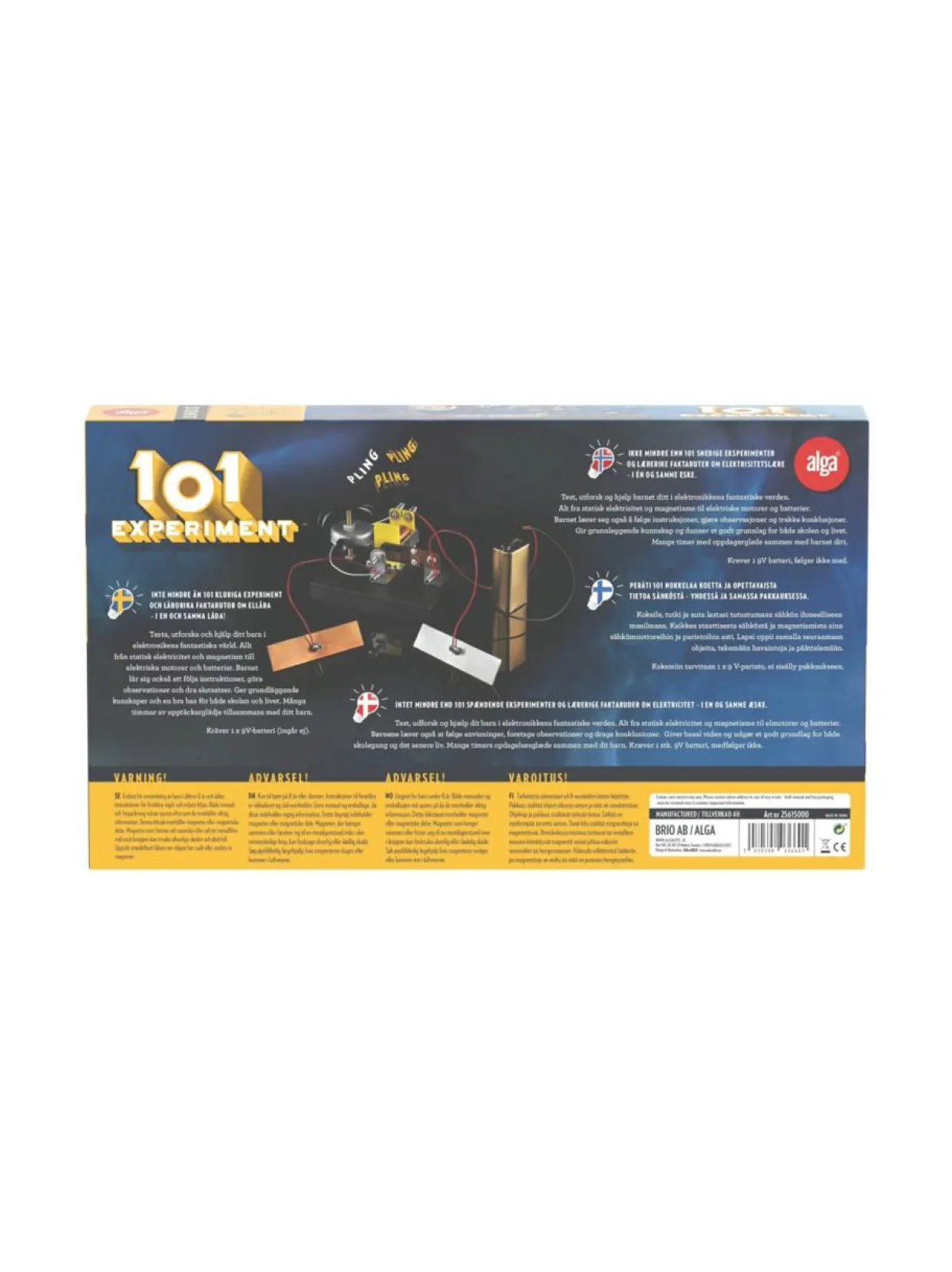 ALGA Leikkisetti 101 koetta