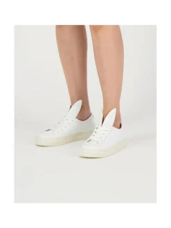 All Ears White Leather