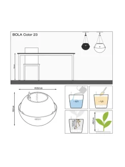 Amppeli Bola Color altakasteluruukku Lechuza