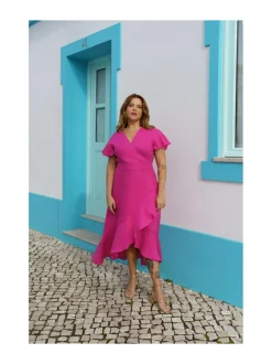 Annika Dress, Candy Pink