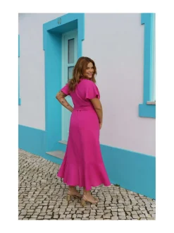 Annika Dress, Candy Pink