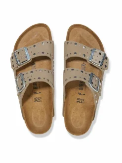 Arizona Rivet Leve -mokkanahkasandaalit