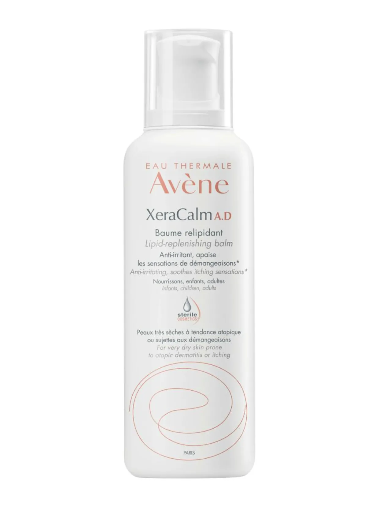 Avène XeraCalm A.D Lipid-replenishing Balm -steriili hoitovoide erittäin kuivalle iholle, 400 ml