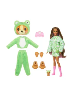 BARBIE Cutie Reveal -koiranpentu sammakkopuvussa 29 cm