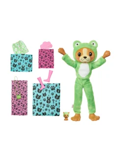 BARBIE Cutie Reveal -koiranpentu sammakkopuvussa 29 cm