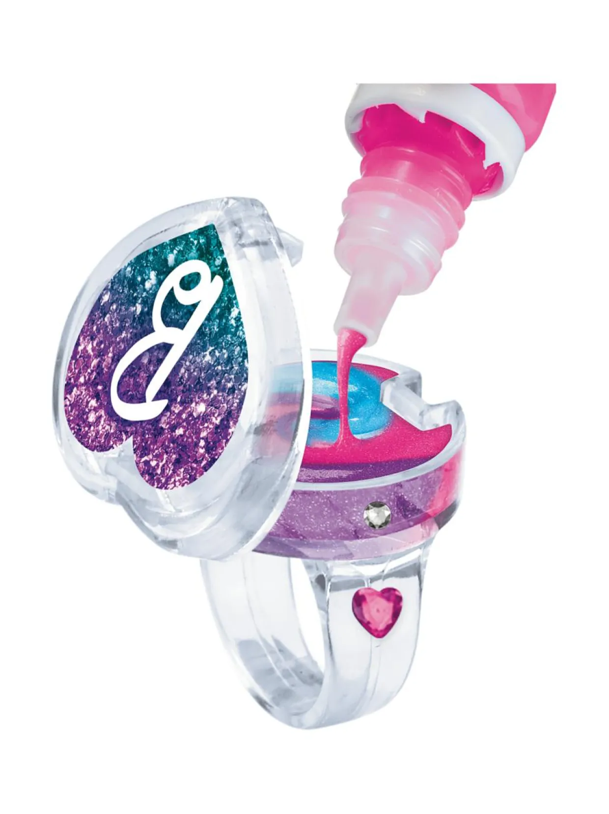 BARBIE Huulikiiltomedaljongit Kimaltelevat sydänkävyt