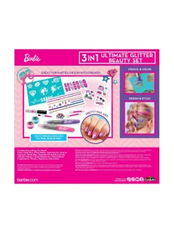 BARBIE Kauneussetti 3 in 1 Ultimaattinen kimallus