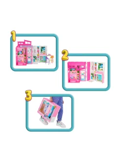 BARBIE taitettava talo