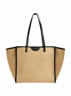Barni Faux Raffia Large -shopperi