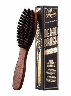 Beard Brush With Handle Wooden 1 -partaharja