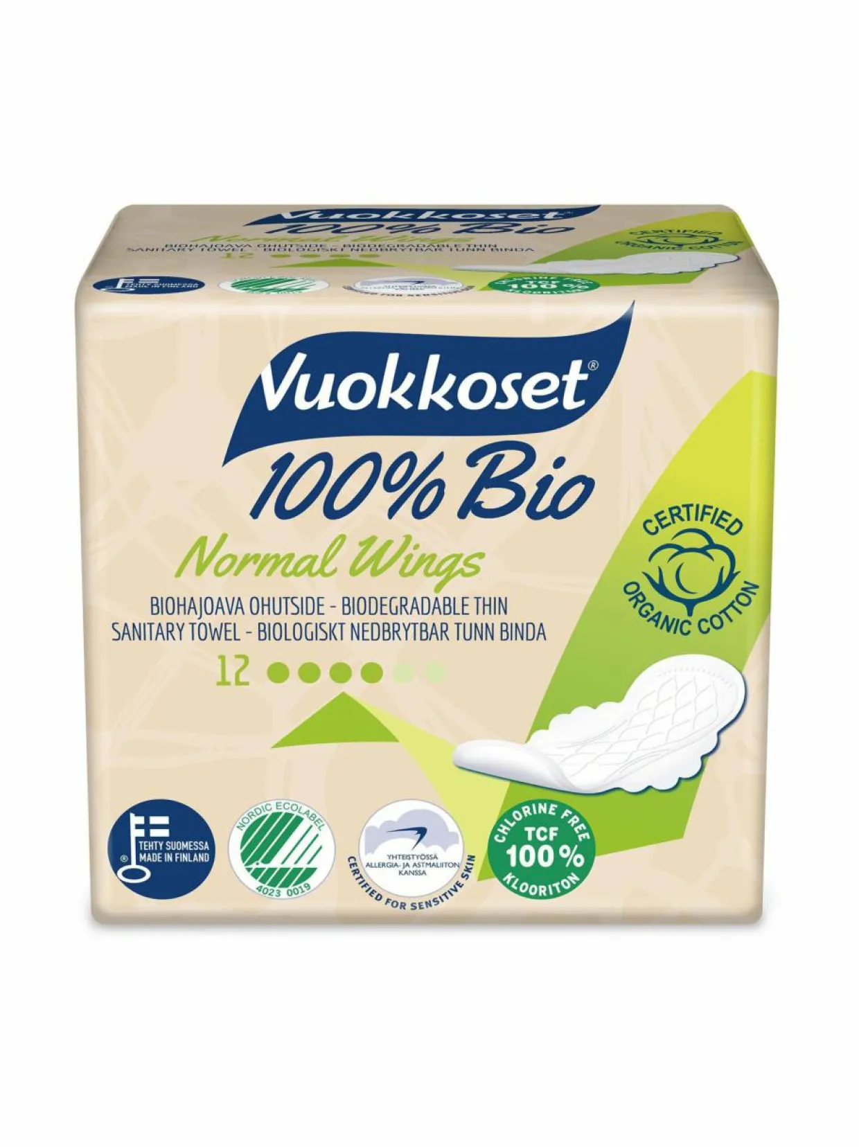 Bio Normal Wings -terveysside 12 kpl