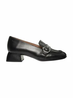 Block Heel Buckle -nahkaloaferit