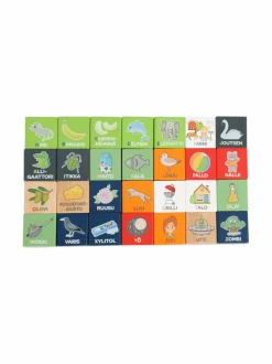 bo. Puiset palikat Aakkoset ja sanat (suomenkielinen)