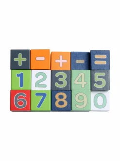 bo. Puiset palikat Numerot ja eläimet