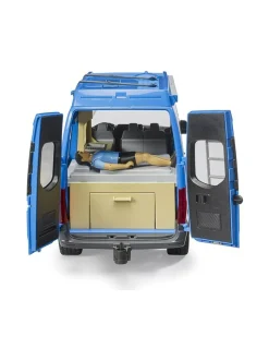 BRUDER MB Sprinter matkailuauto ja matkustaja 1:16