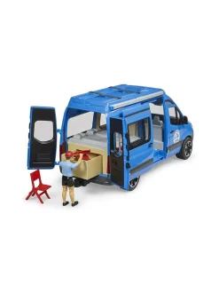 BRUDER MB Sprinter matkailuauto ja matkustaja 1:16
