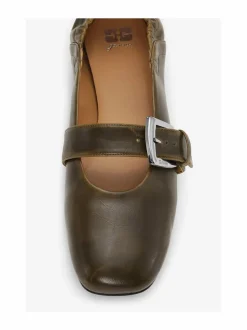 Butterfly Strap Crinkle Oleatex -ballerinat