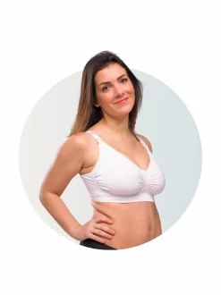 Carriwell Seamless Carri-Gel imetysliivi - valkoinen