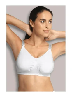 Carriwell Seamless Padded Nursing Bra imetysliivit - valkoinen