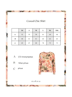 Casual Chic Print Shirt, Siesta