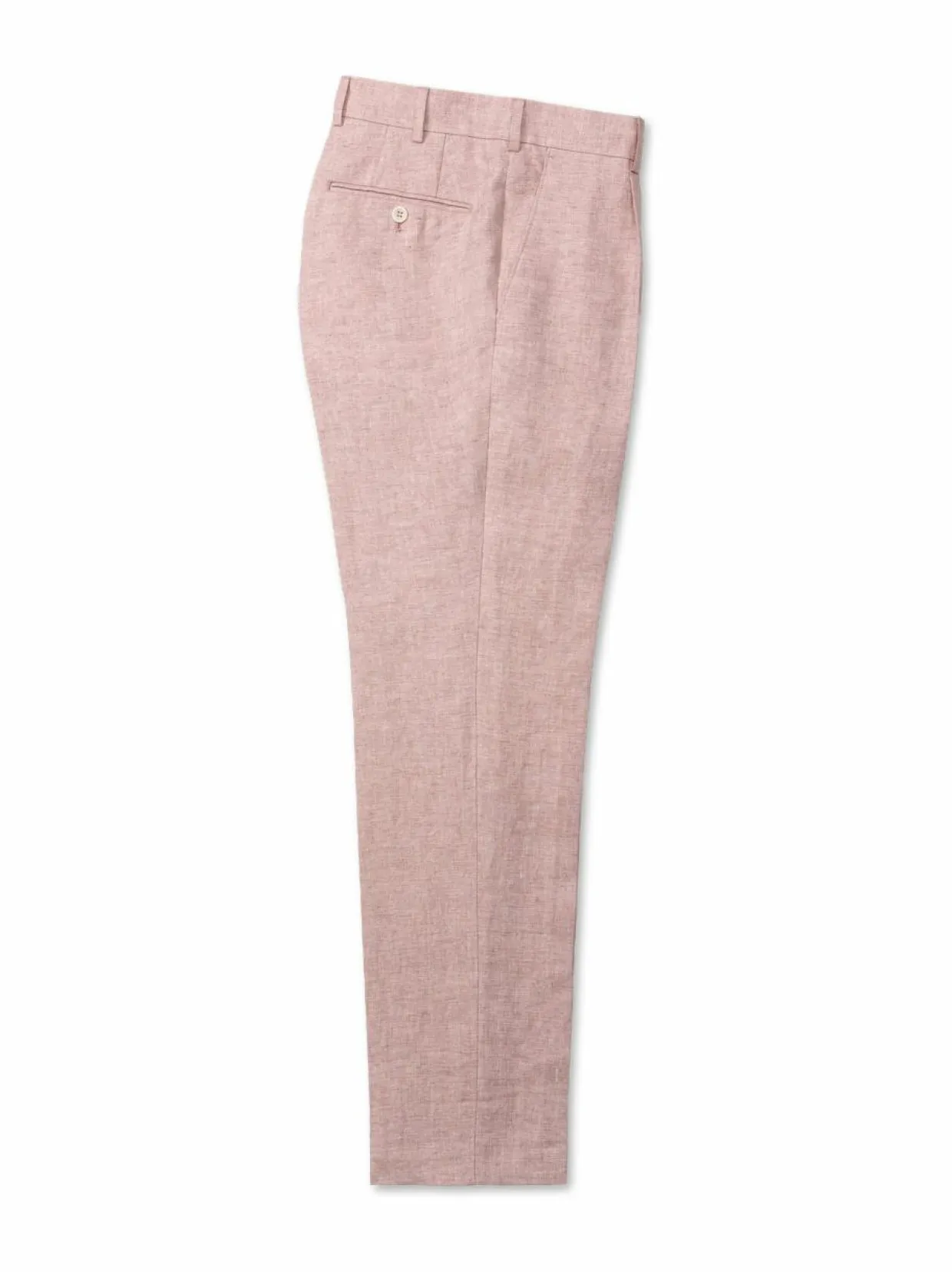 Casual fit -prässätyt pellavahousut