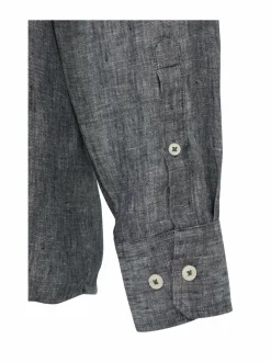 Casual-pellavakauluspaita