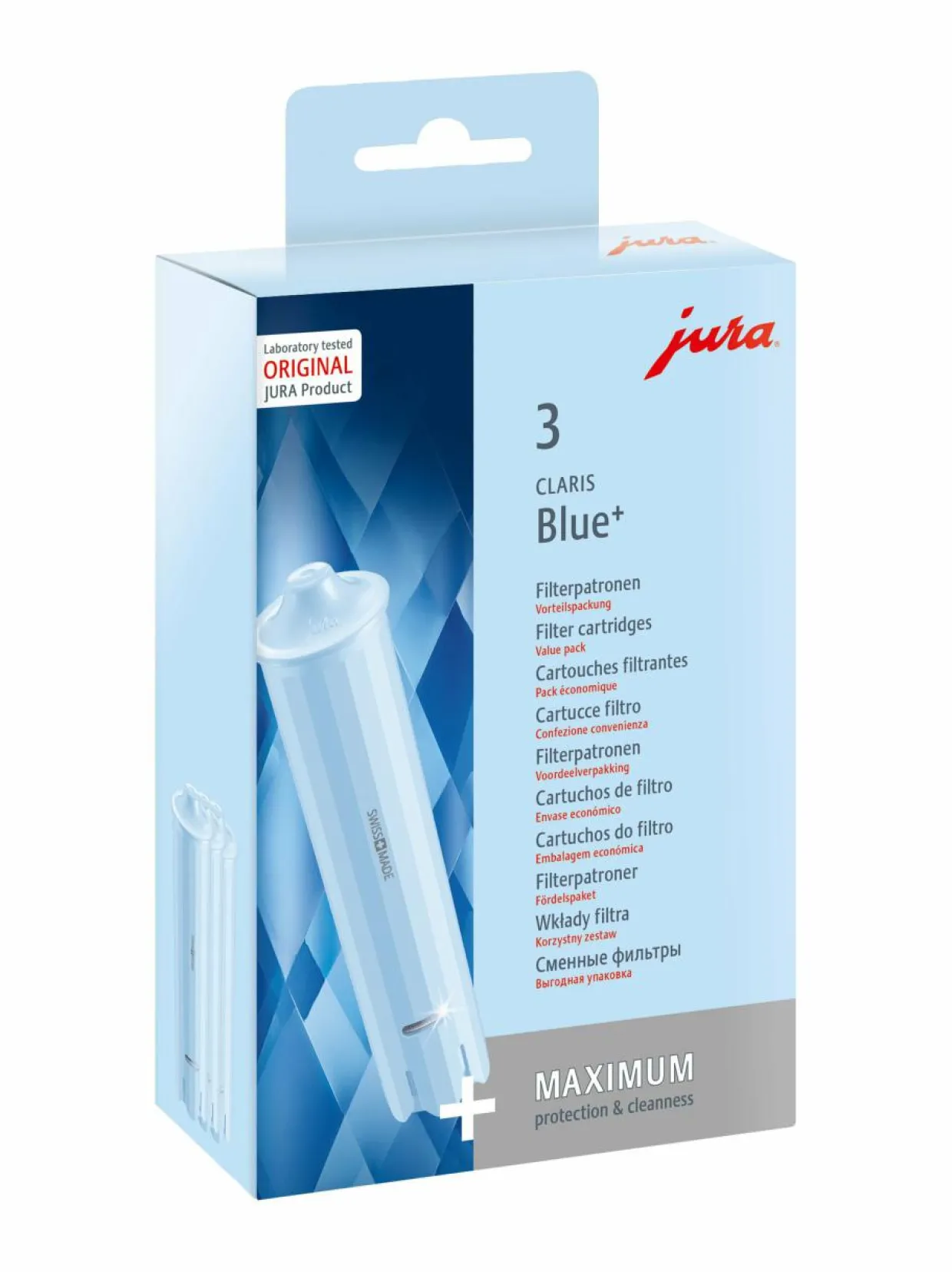 CLARIS Blue+ -vedensuodattimet 3-pack