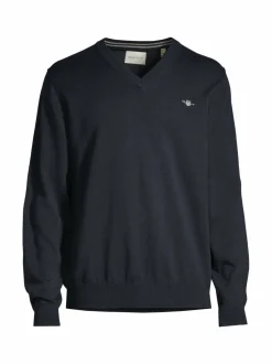 Classic V-neck -puuvillaneule