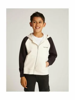 Color Block Zip-Through -collegetakki