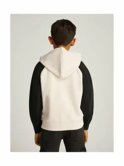 Color Block Zip-Through -collegetakki