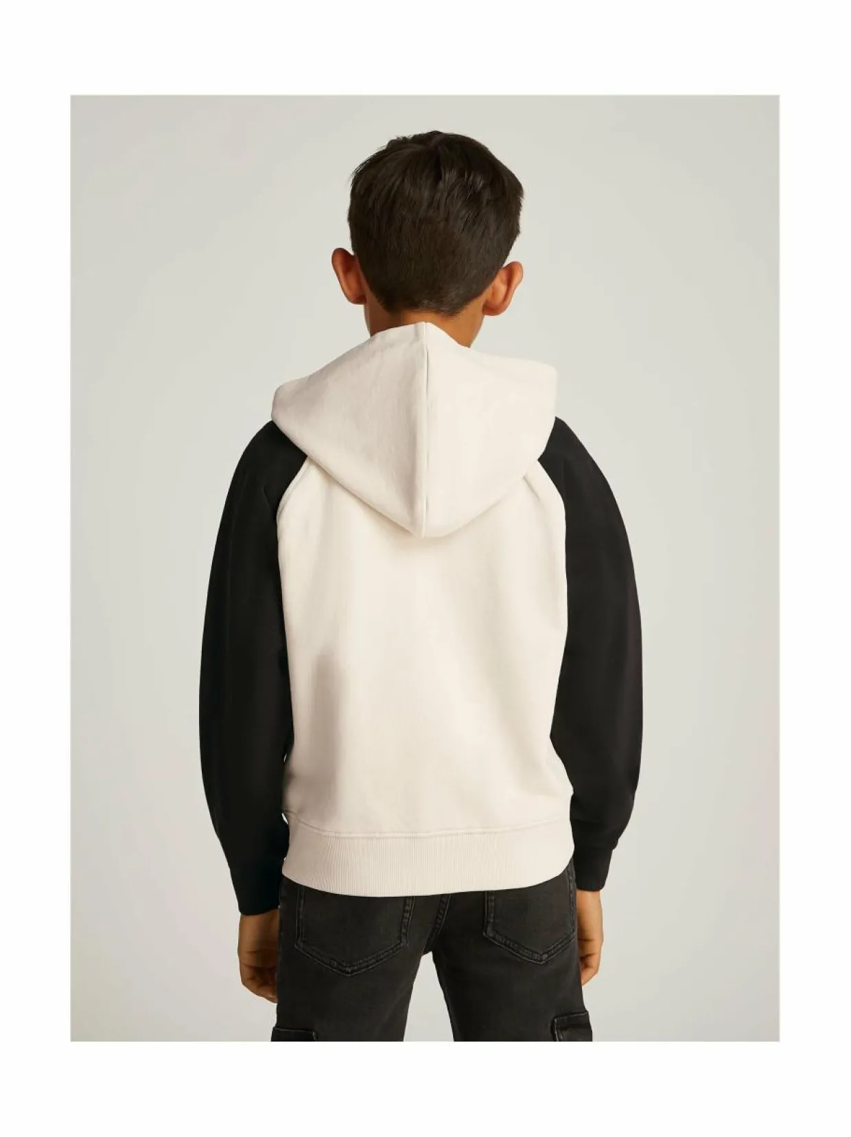 Color Block Zip-Through -collegetakki