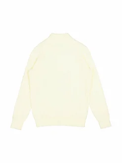 Cotton Cable Half Zip -palmikkoneule