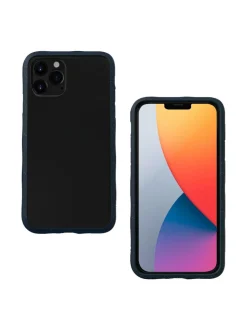 CRYSTAL MATTER iPhone 12/12 Pro -suojakuori - tummansininen/kirkas