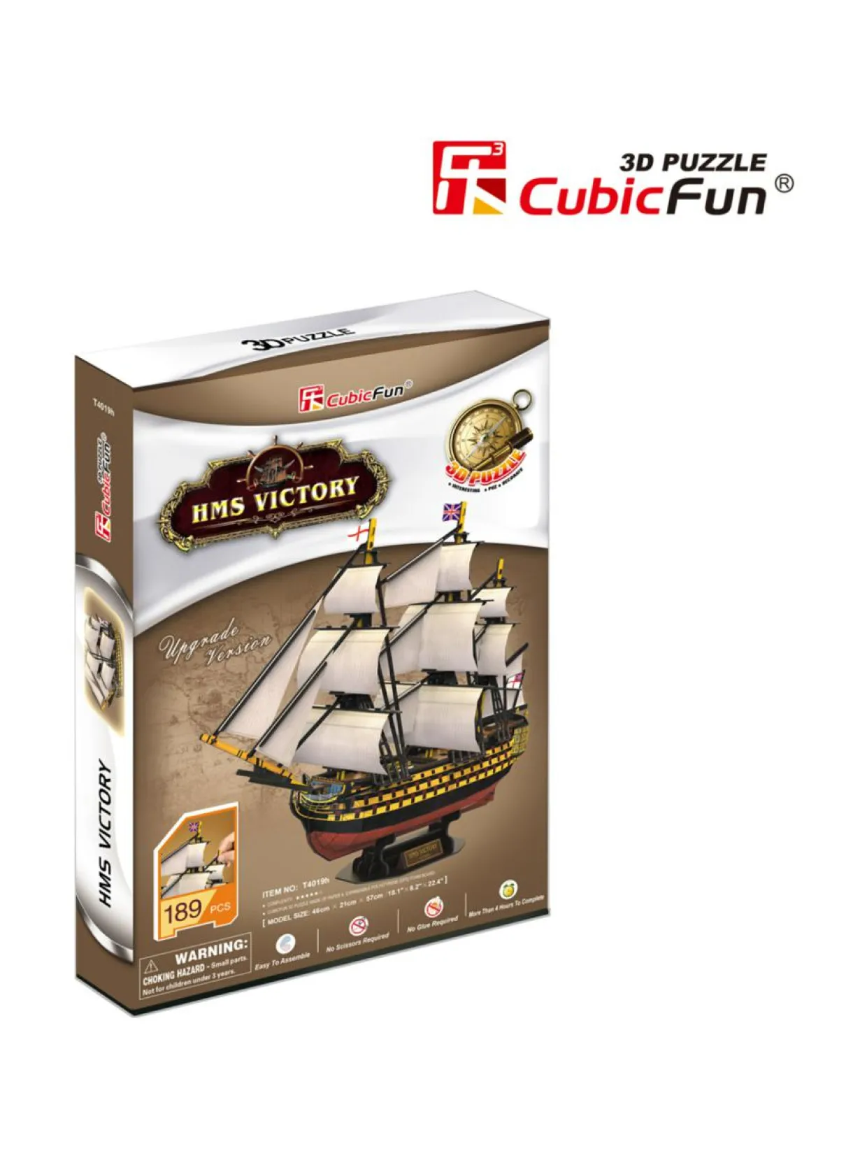 CUBICFUN 3D palapeli Purjealus Victoria