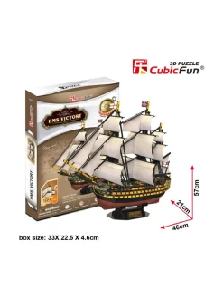 CUBICFUN 3D palapeli Purjealus Victoria