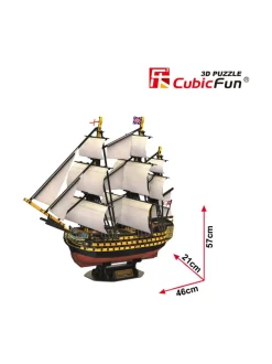 CUBICFUN 3D palapeli Purjealus Victoria