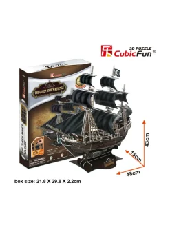 CUBICFUN 3D Palapeli The Queen Anne´s Revenge