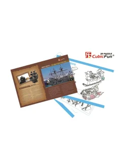 CUBICFUN 3D Palapeli The Queen Anne´s Revenge