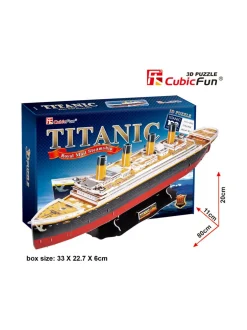 CUBICFUN 3D palapeli Titanic suuri