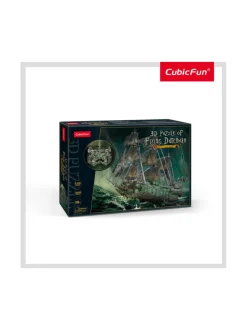 CUBICFUN 3D-palapeli Lentävä hollantilainen, valolla