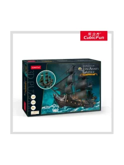 CUBICFUN Palapeli 3D-valolla Kuningatar Annen kosto