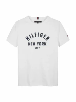 Curved Hilfiger Graphic T-paita