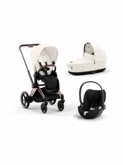 Cybex ePriam yhdistelmävaunut ja turvakaukalo (Rosegold)