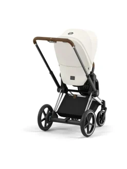 Cybex ePriam yhdistelmävaunut ja turvakaukalo (Chrome/Brown)